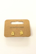 Go Dutch Label Oorbellen (E7365-2) Cadeautjes 14K goud / Go Dutch Label