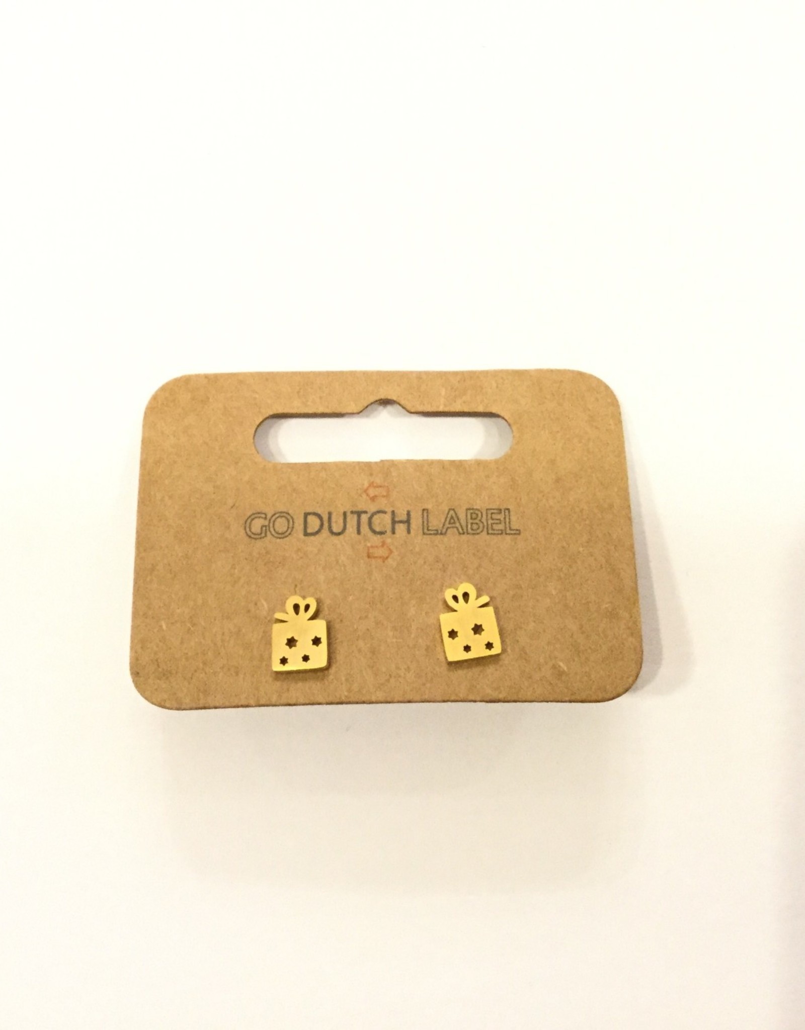 Go Dutch Label Oorbellen (E7365-2) Cadeautjes 14K goud / Go Dutch Label