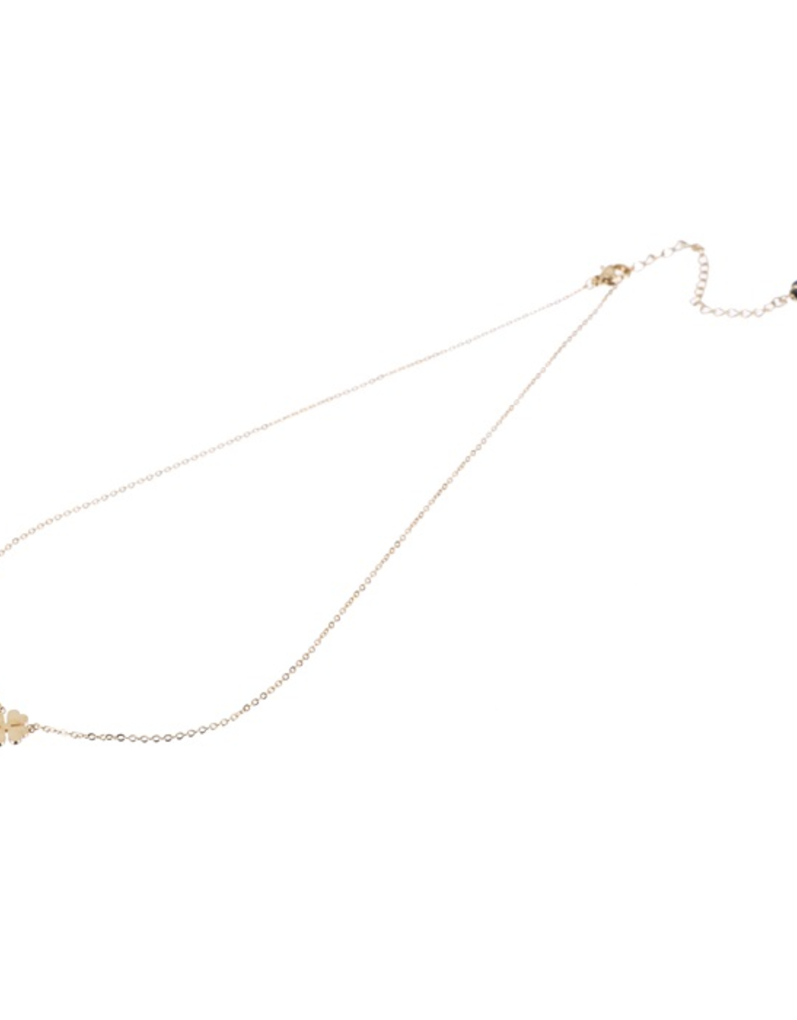 Day & Eve by Go Dutch Label Ketting (N9330-2) Klaver 14K goud - Day & Eve by Go Dutch Label