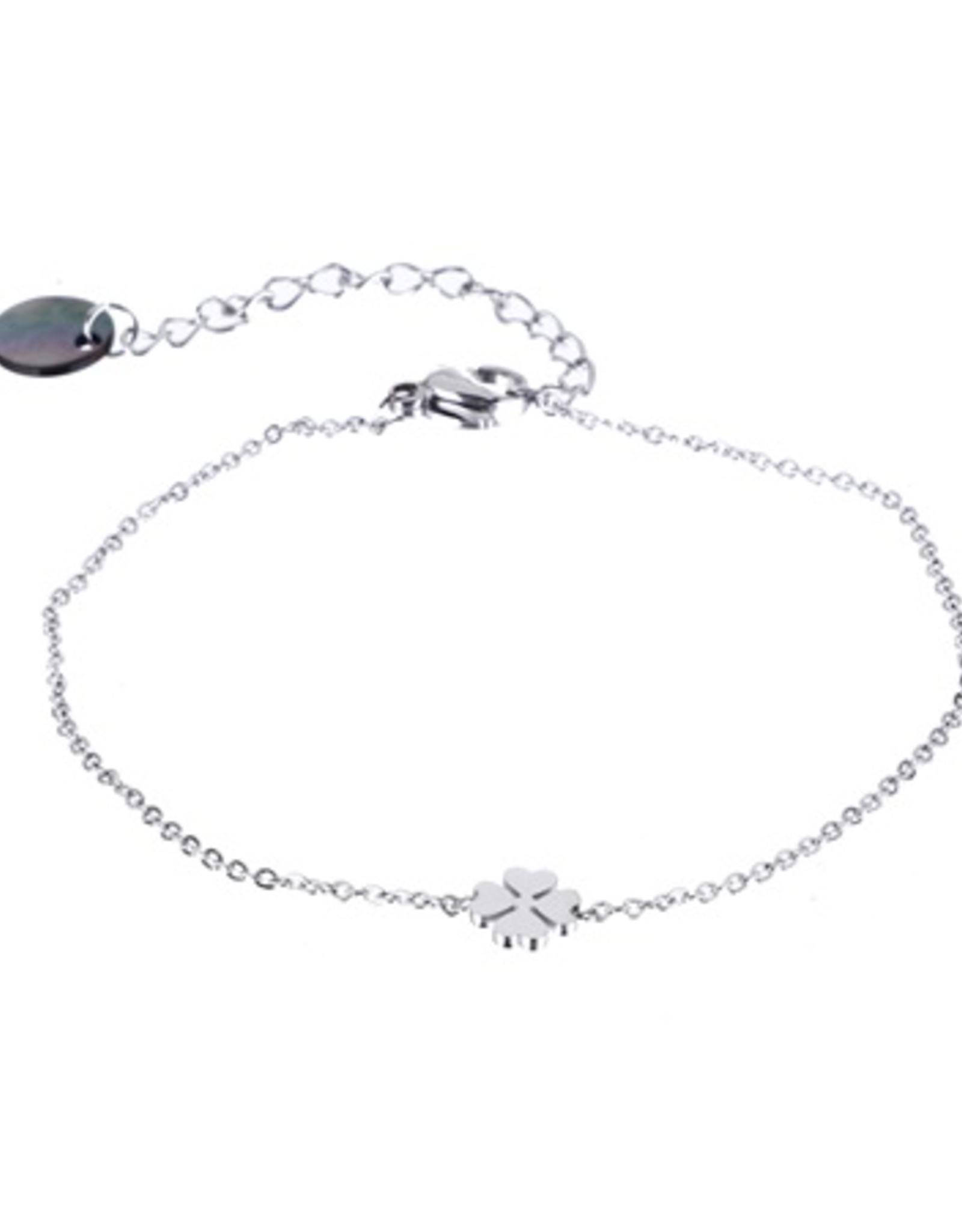 Day & Eve by Go Dutch Label Armband (B9316-1) Klaver zilver - Day & Eve by Go Dutch Label