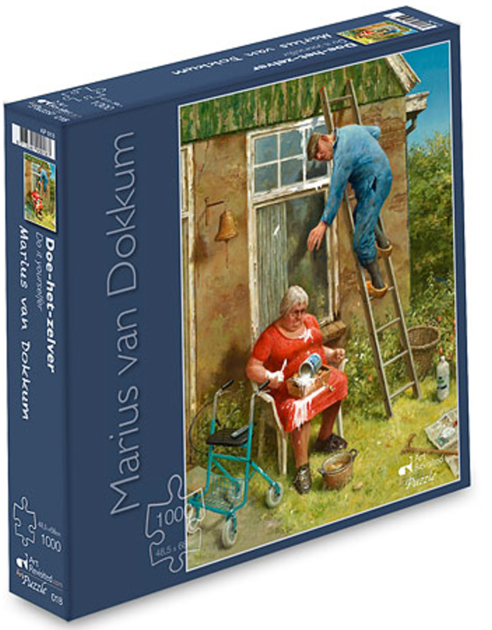 Puzzel "Doe Het Zelver" Marius van Dokkum 48,5x54cm / 1000 pcs