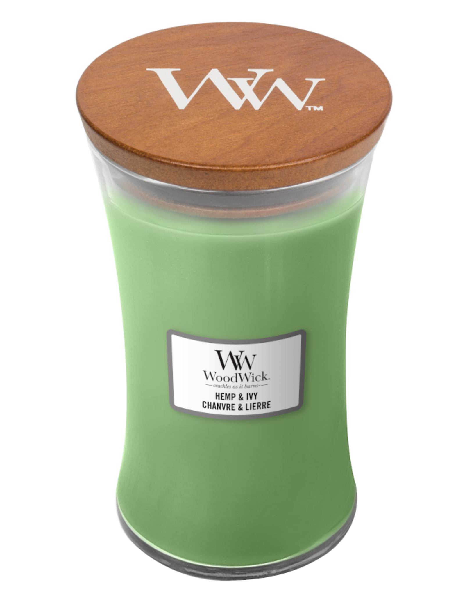 WoodWick Kaars WoodWick "Hemp & Ivy" Large - WoodWick