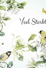 Wenskaart Veel Sterkte -  Janneke Brinkman