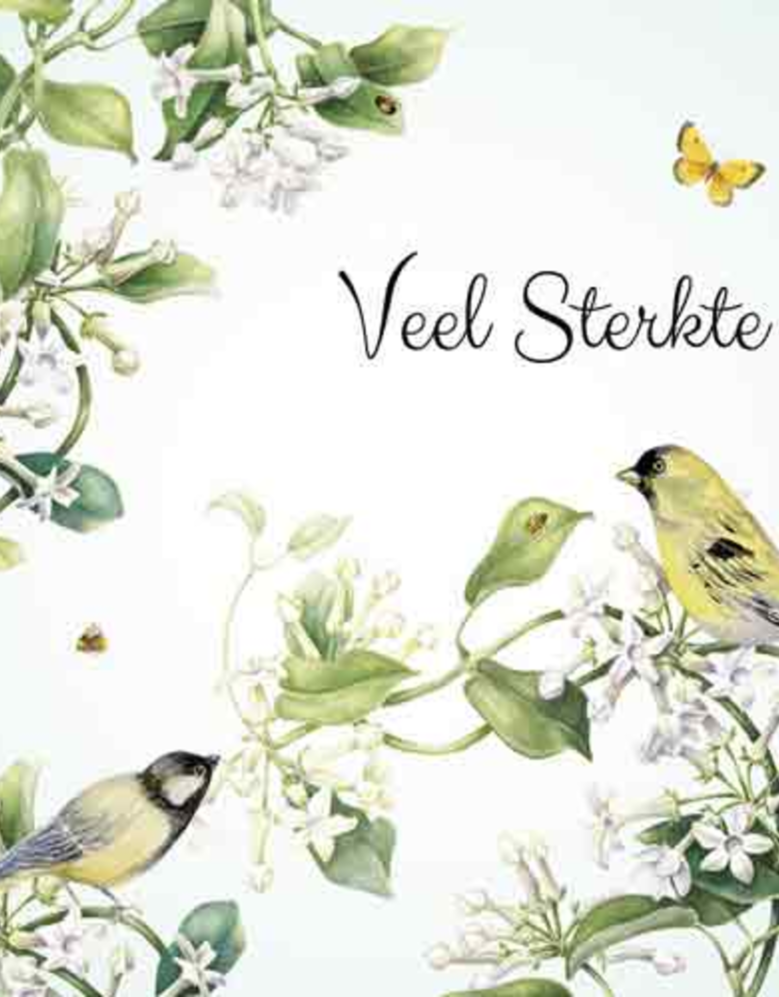 Veel Sterkte - Wenskaart Janneke Brinkman