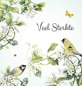 Veel Sterkte - Wenskaart Janneke Brinkman