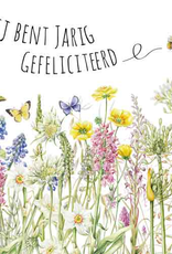 Jij bent Jarig Gefeliciteerd - Wenskaart Janneke Brinkman Jij bent Jarig Gefeliciteerd - Wenskaart Janneke Brinkman