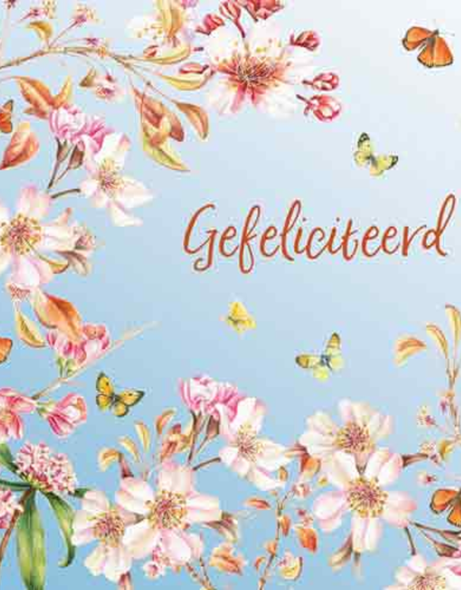 Gefeliciteerd - Wenskaart Janneke Brinkman