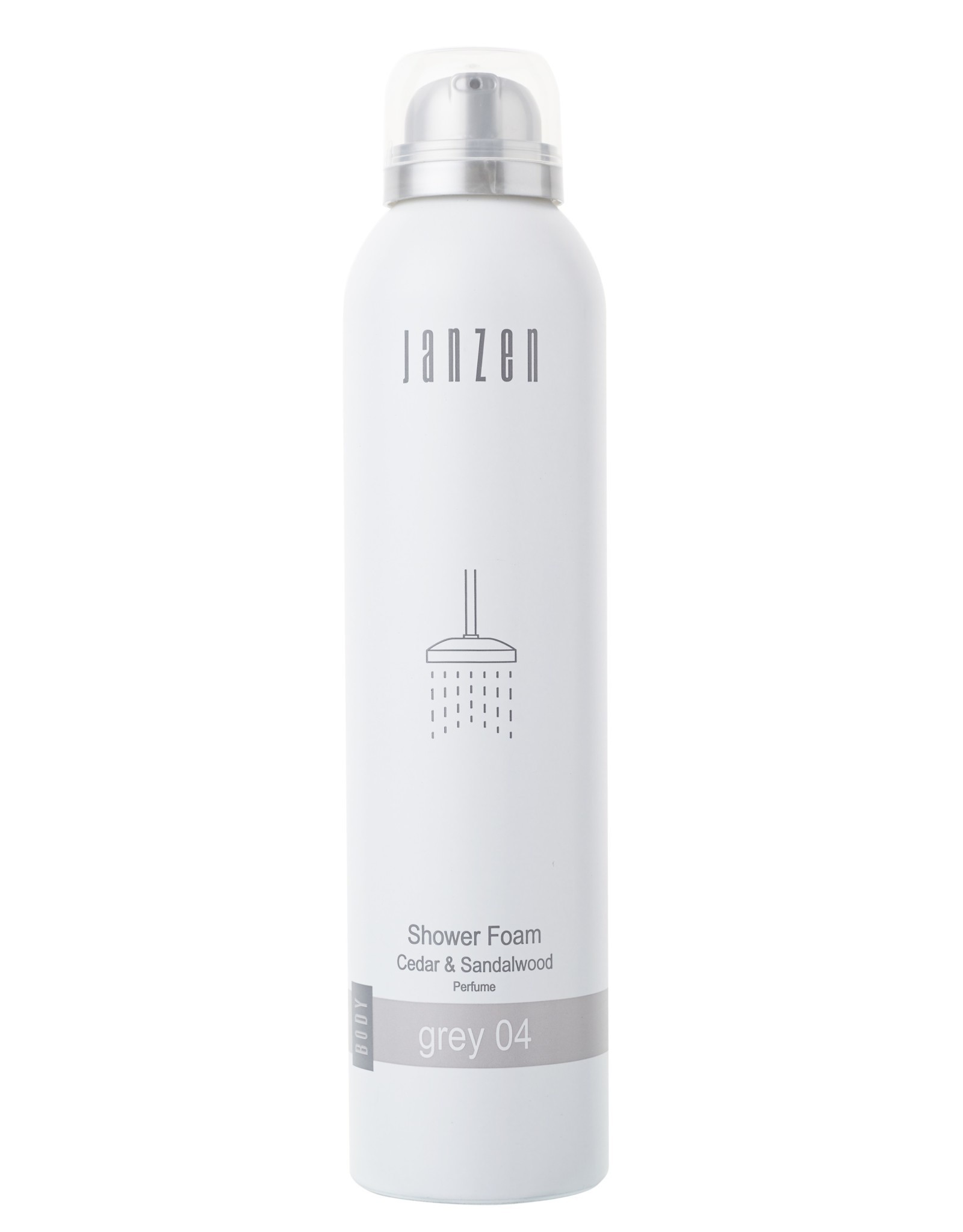 JANZEN Shower Foam 200ml Grey 04 - JANZEN