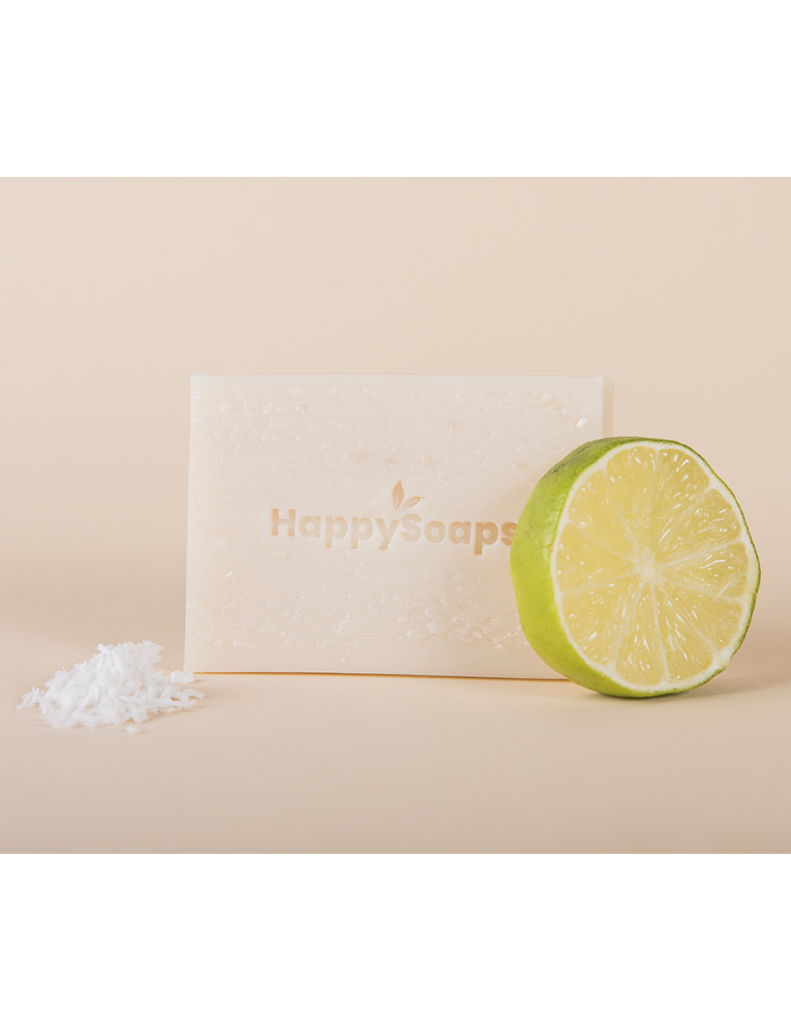 HappySoaps Happy Body Bar Kokosnoot & Limoen 100gram - HappySoaps