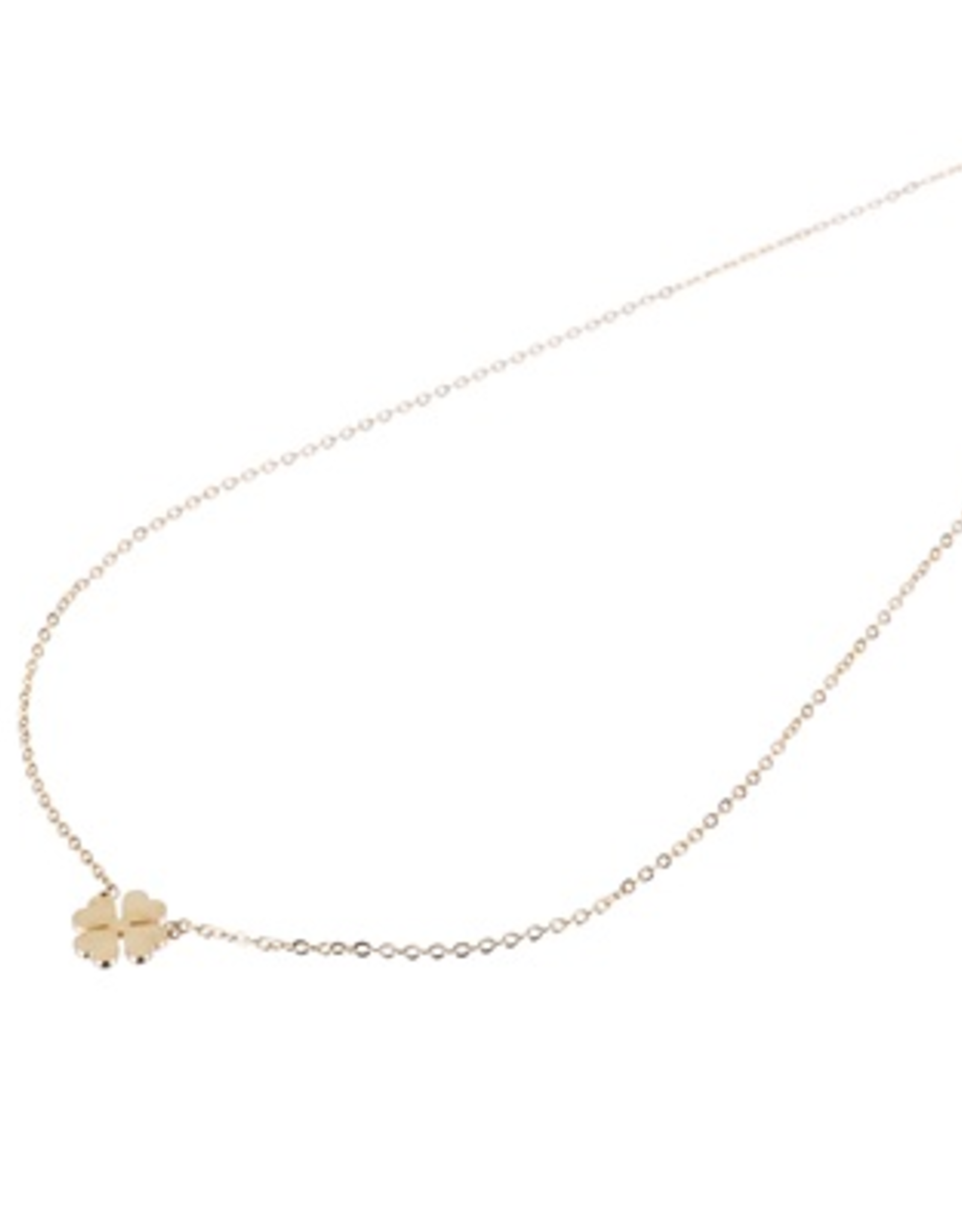 Day & Eve by Go Dutch Label Ketting (N9330-2) Klaver 14K goud - Day & Eve by Go Dutch Label