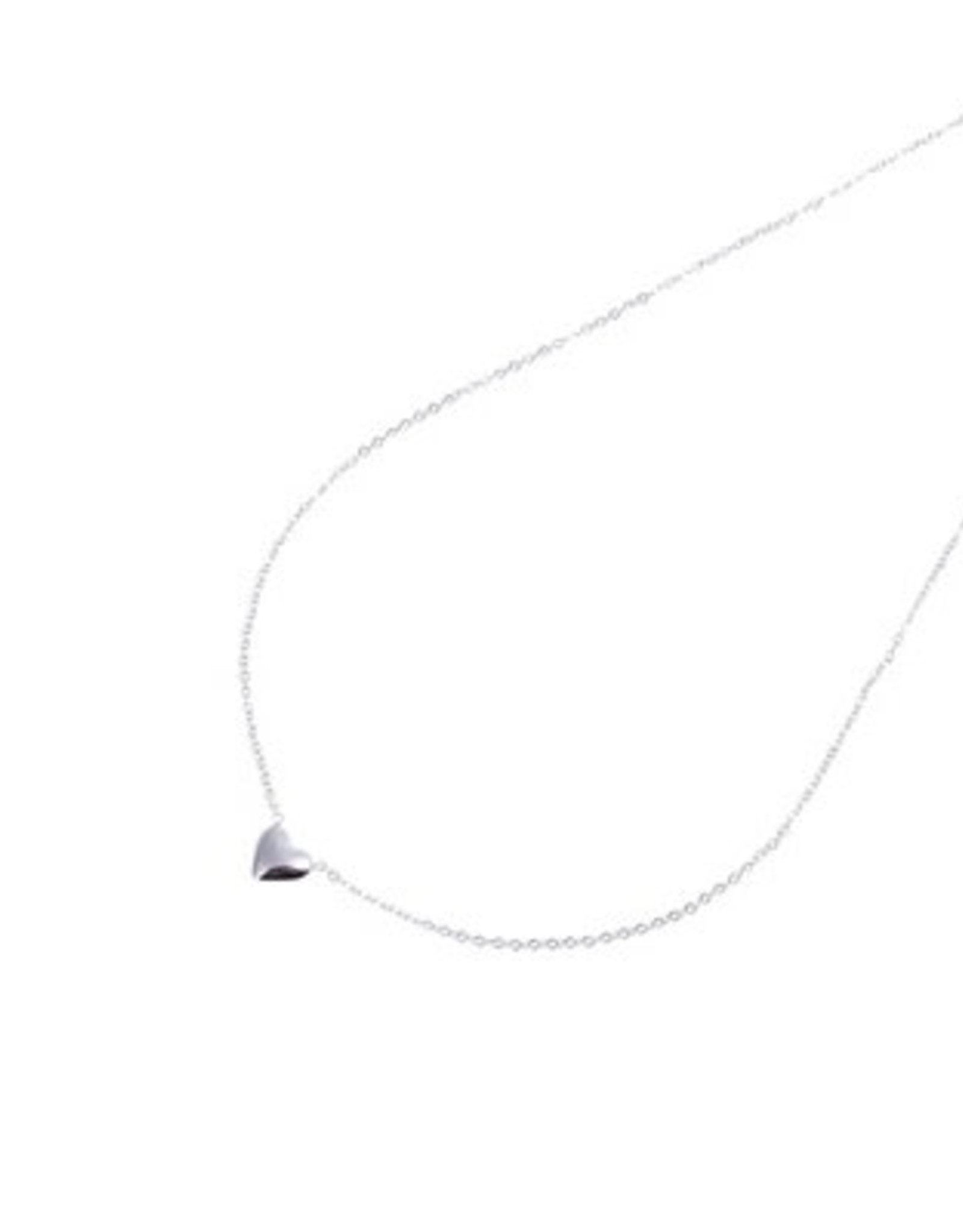Ketting (N8829-1) Hart Zilver - Go Dutch Label.