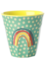 Rice Beker Melamine met Regenboog en Sterren print - Rice