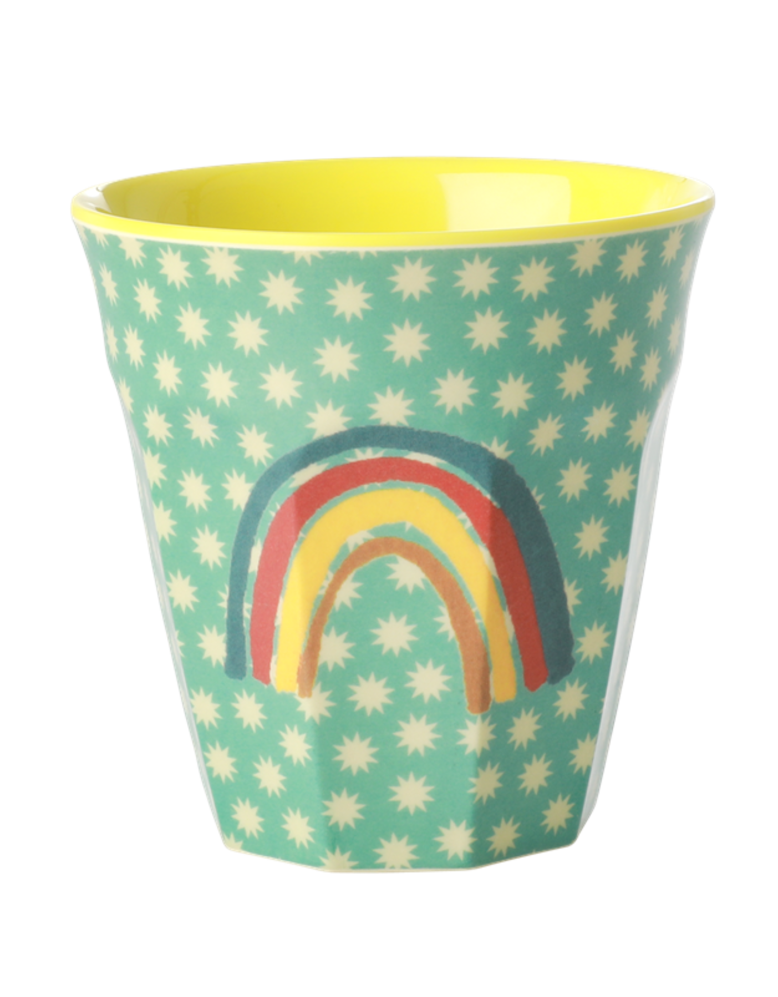 Rice Beker Melamine met Regenboog en Sterren print - Rice