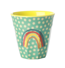 Rice Beker Melamine met Regenboog en Sterren print - Rice