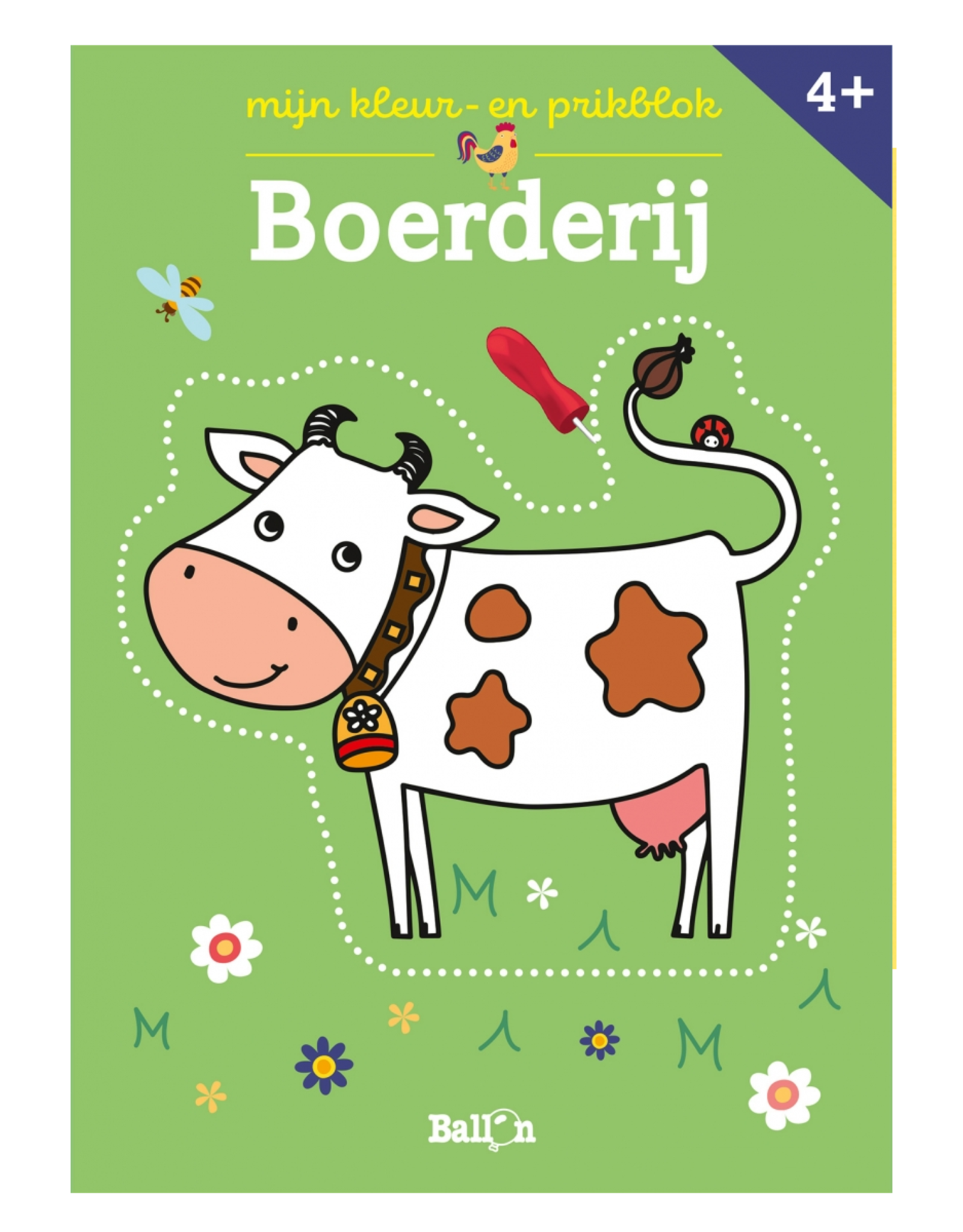 Mijn Kleur- en Prikblok Boerderij +4jr