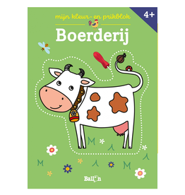 Mijn Kleur- en Prikblok Boerderij +4jr