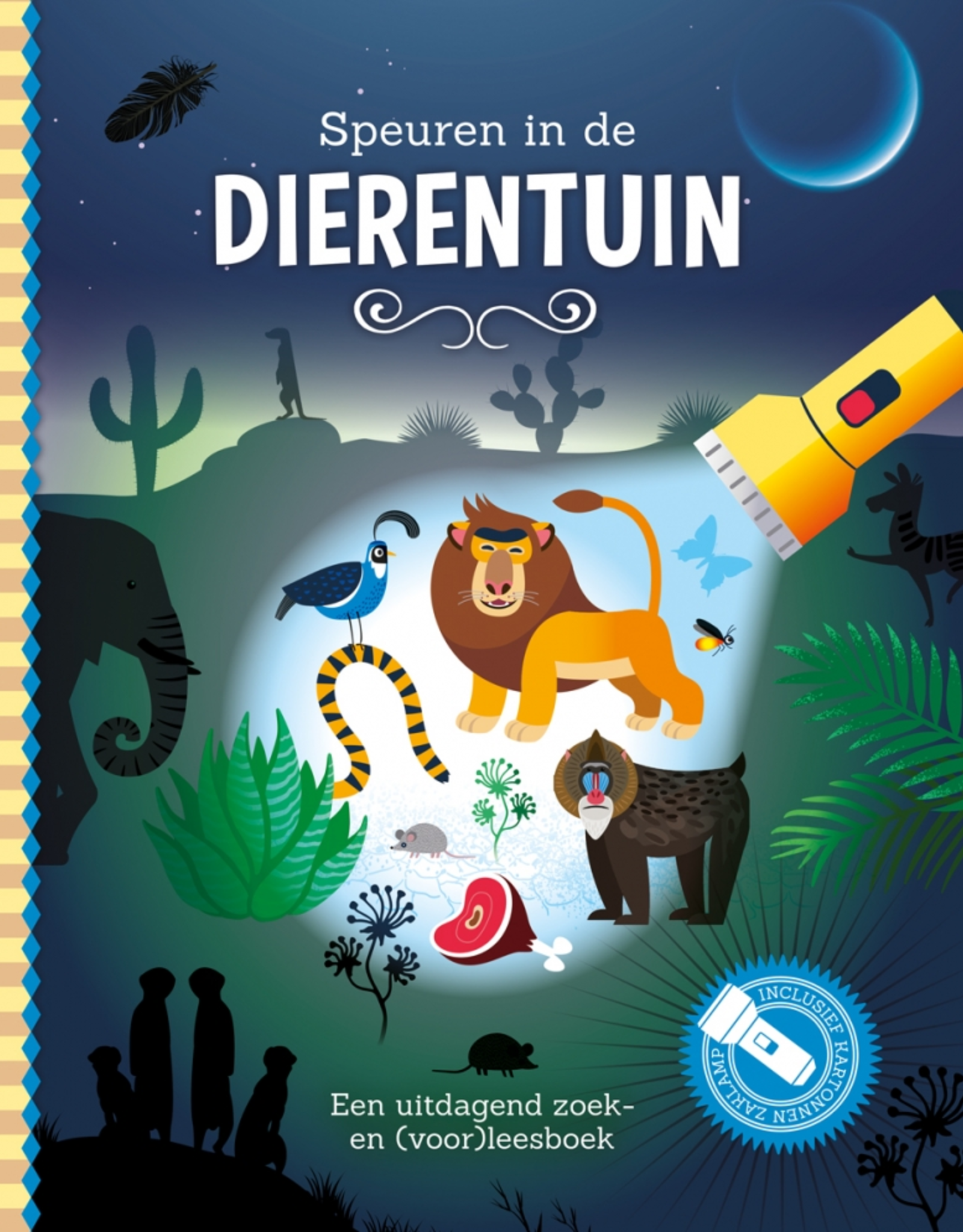 Zaklampboek - Speuren in de Dierentuin