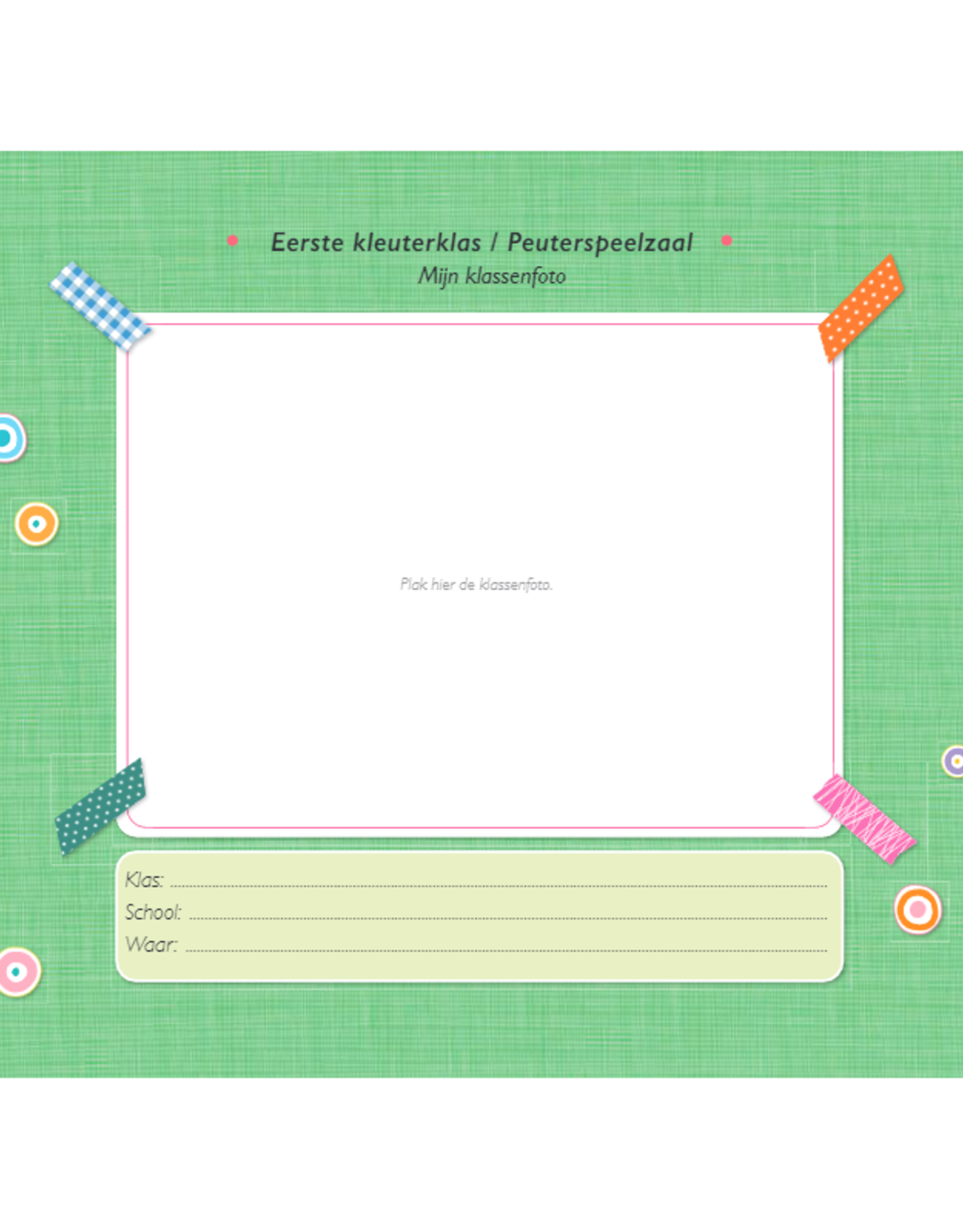 Deltas Mijn Schoolfoto's Album (rood) - Deltas