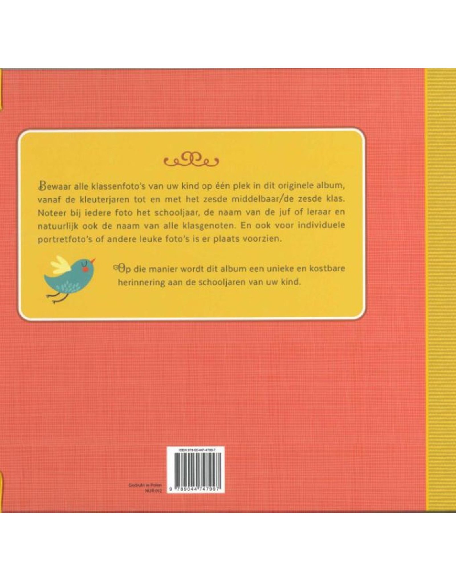 Deltas Mijn Schoolfoto's Album (rood) - Deltas