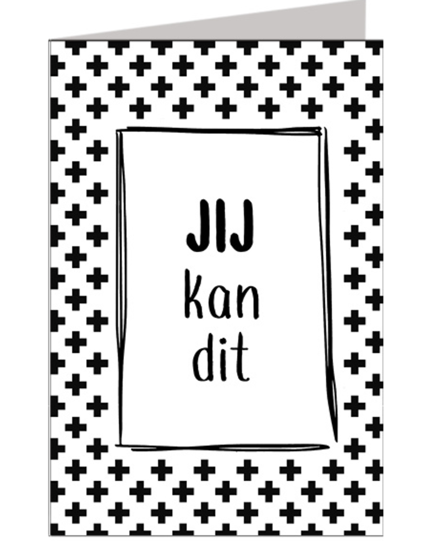 Jij kan dit - Wenskaart Marshmallow