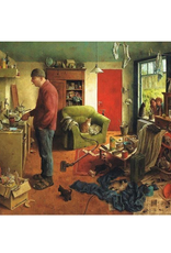 Mannenhuishouding - Wenskaart Marius van Dokkum