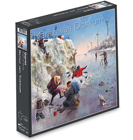 Puzzel "Ijspret" Marius van Dokkum 48,5x54cm / 1000 pcs