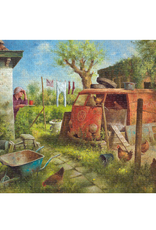 Puzzel "Kippenhok" Marius van Dokkum 48,5x68cm / 1000 pcs
