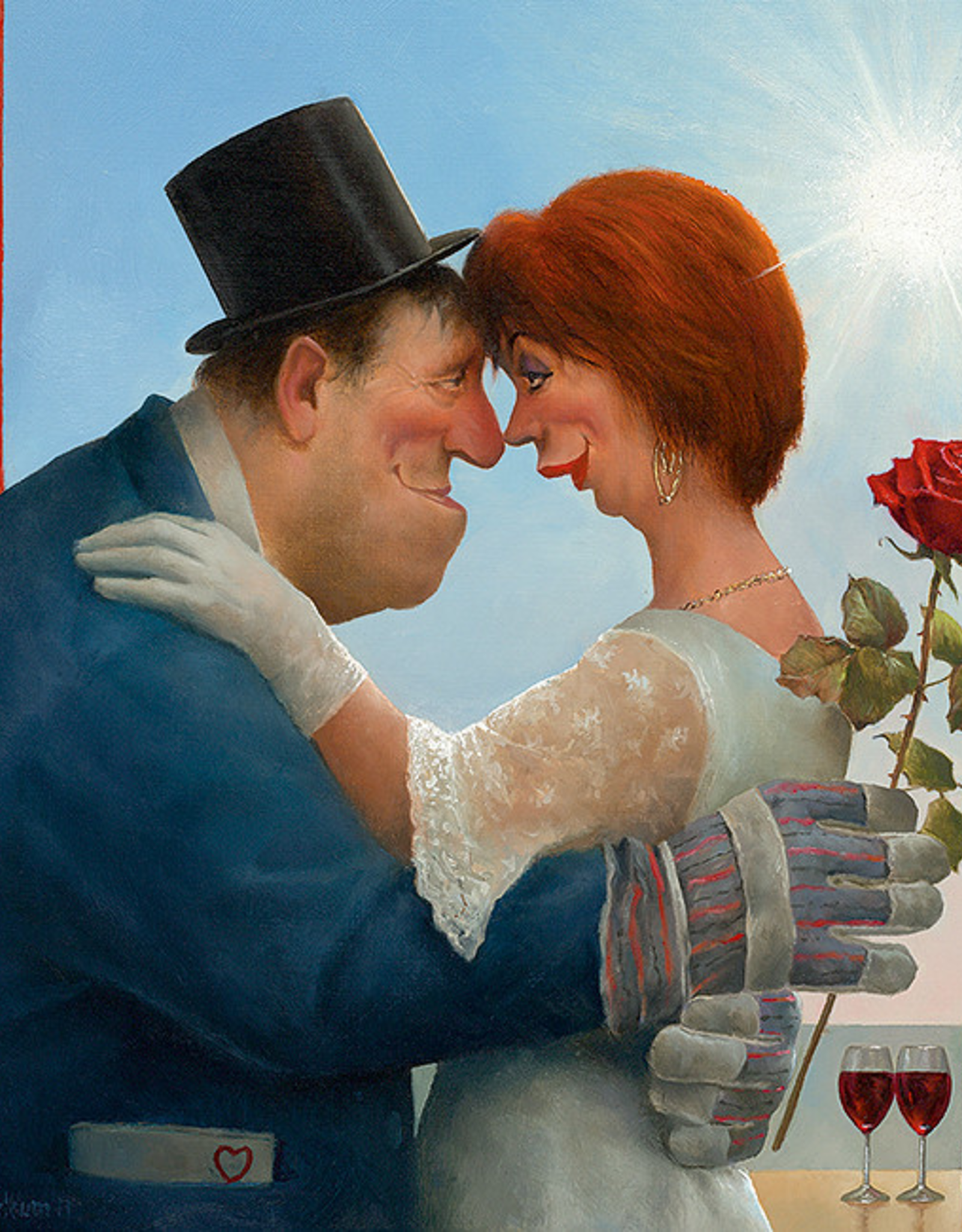 Kaartenmapje Marius van Dokkum - True Love