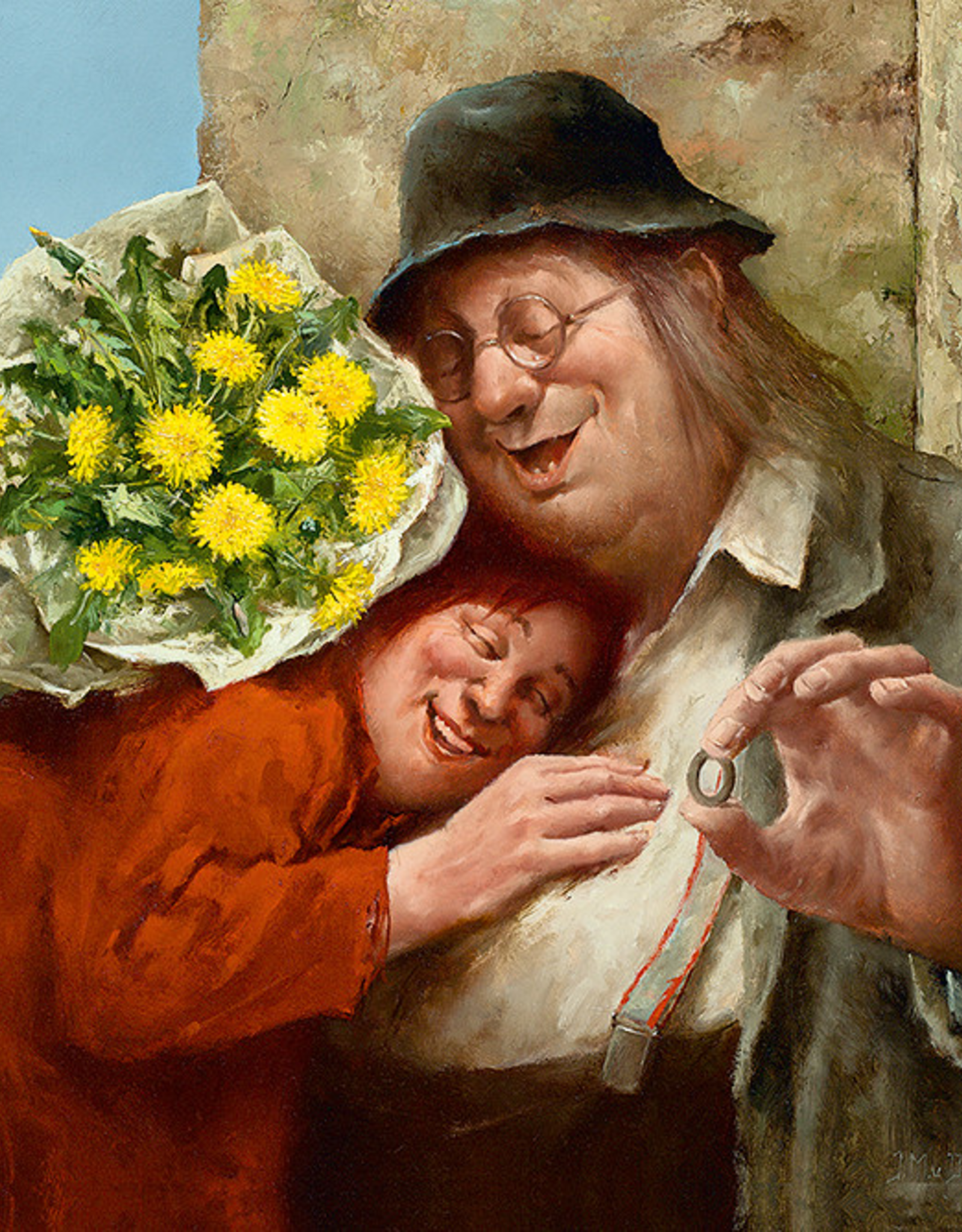 Kaartenmapje Marius van Dokkum - True Love