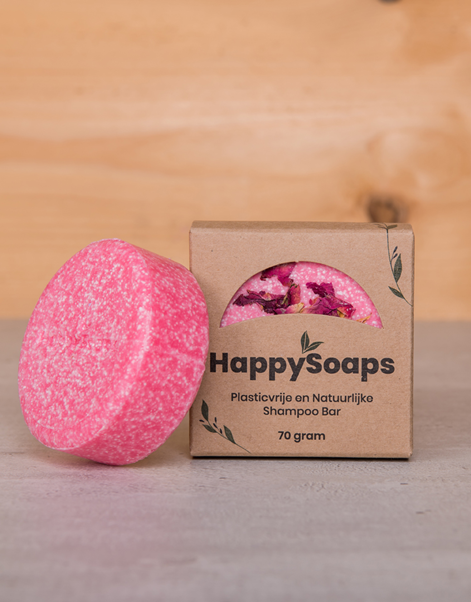 HappySoaps Shampoo Bar La Vie en Rose 70gram - HappySoaps