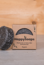 HappySoaps Shampoo Bar 70gram Charming Charcoal & Sweet Sandal - HappySoaps