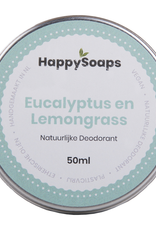 HappySoaps Deodorant Eucalyptus en Lemongrass - HappySoaps
