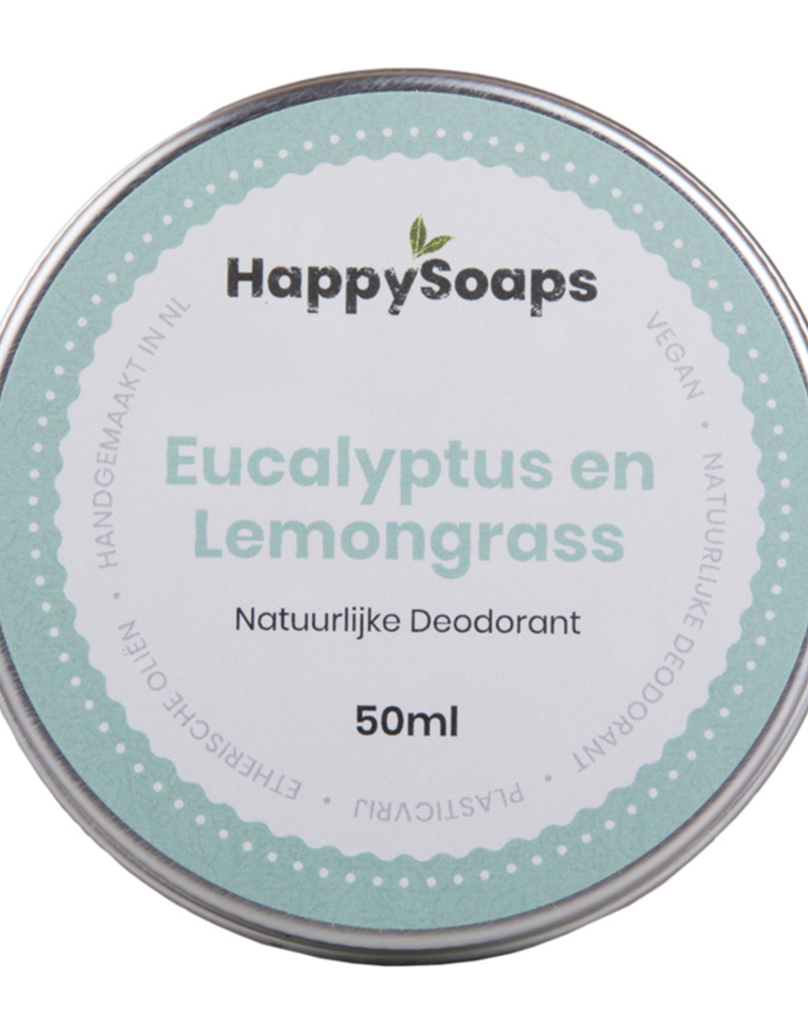 HappySoaps Deodorant Eucalyptus en Lemongrass - HappySoaps