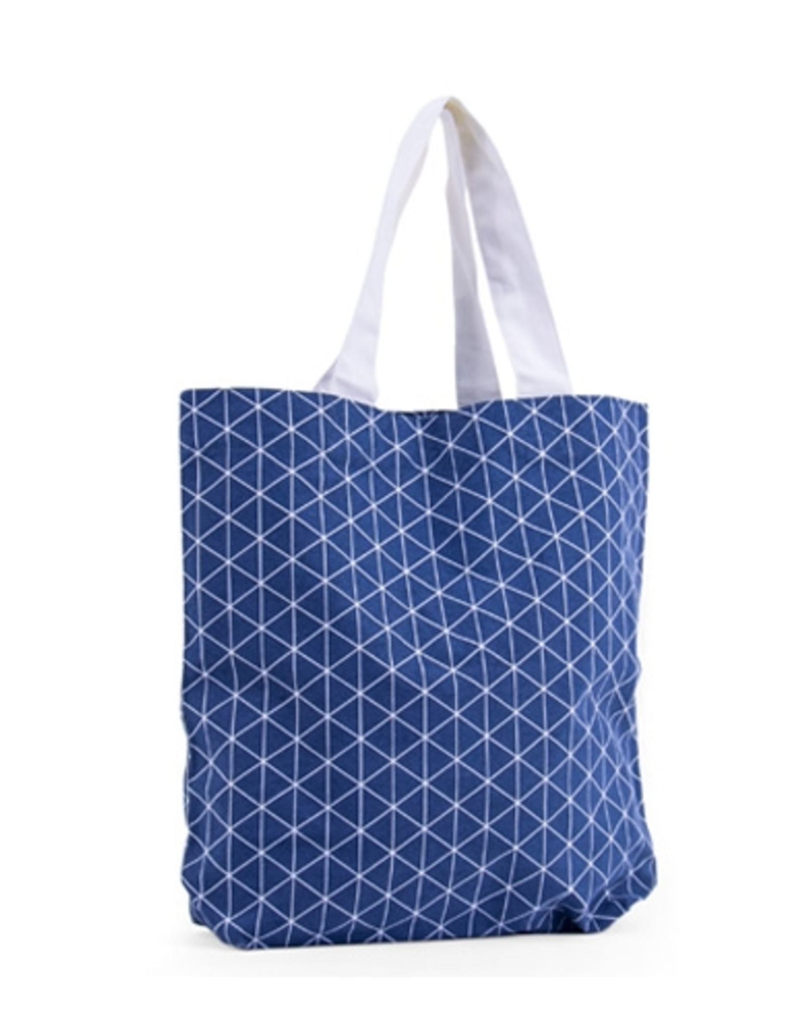 Katoenen Tas Trangle Denim Blauw 39,5x11x37,5 cm