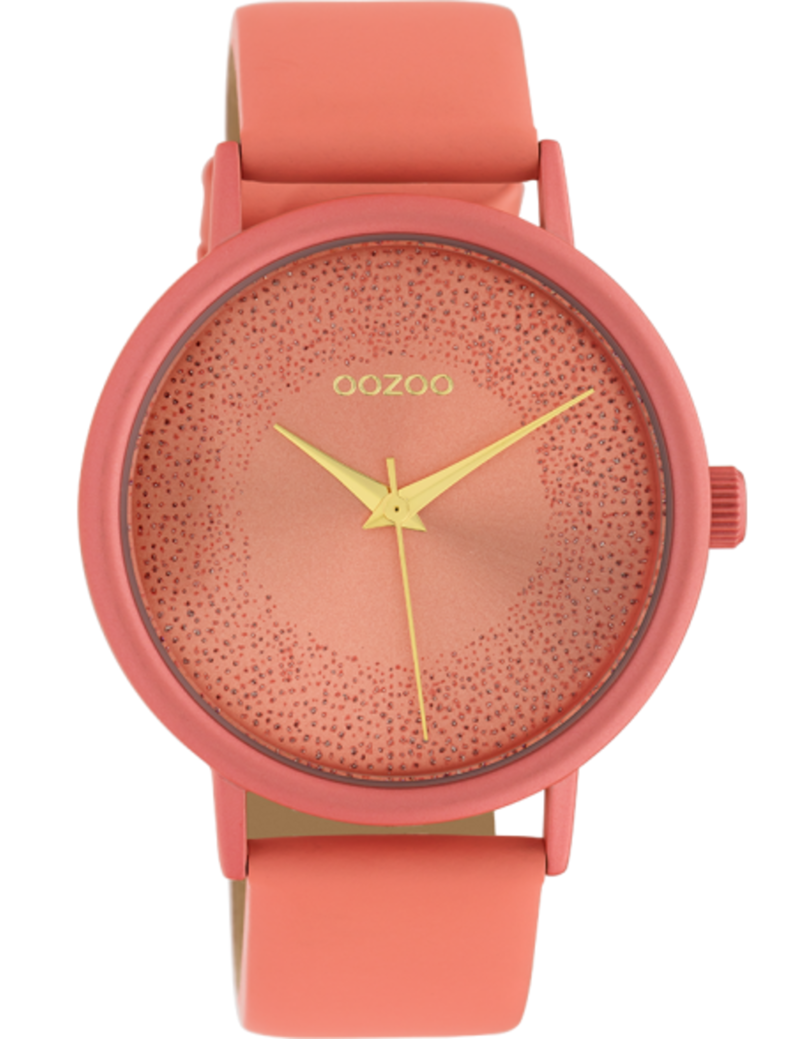 Horloge C10580 perzik roze 42mm OOZOO - KunstZinnig en Woonwinkel