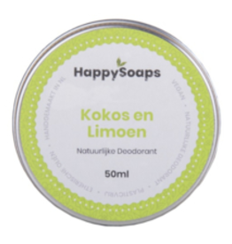 HappySoaps Deodorant Kokos en Limoen - HappySoaps