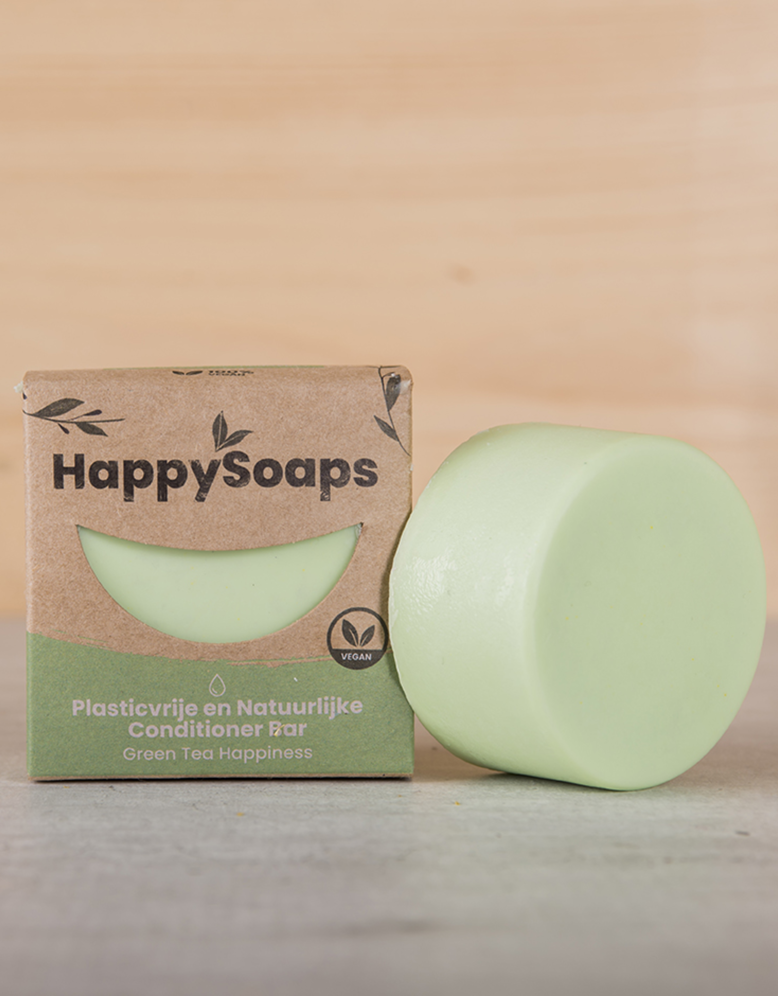 HappySoaps Conditioner Bar Green Tea Happiness - HappySoaps