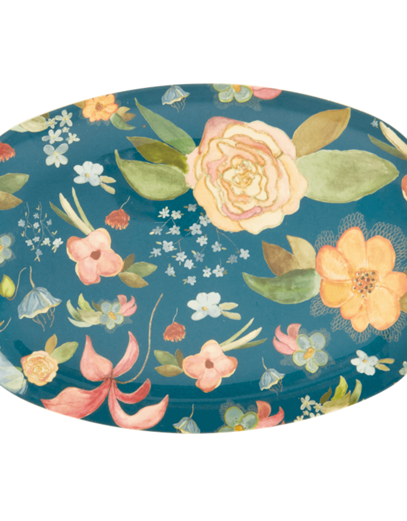 Rice Bord ovaal Melamine met Selma's Flower Print - Rice