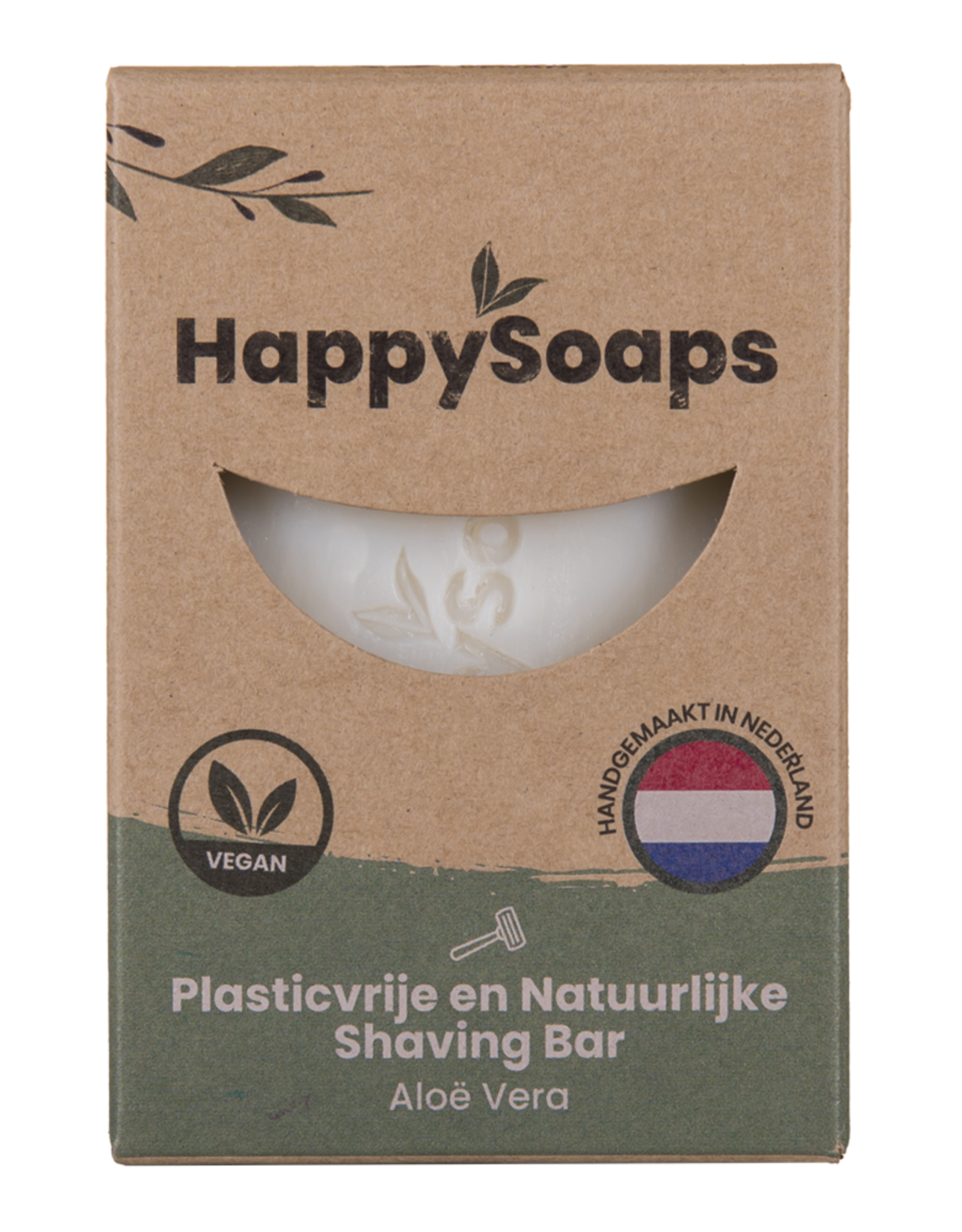 HappySoaps Shaving Bar Aloë Vera - HappySoaps