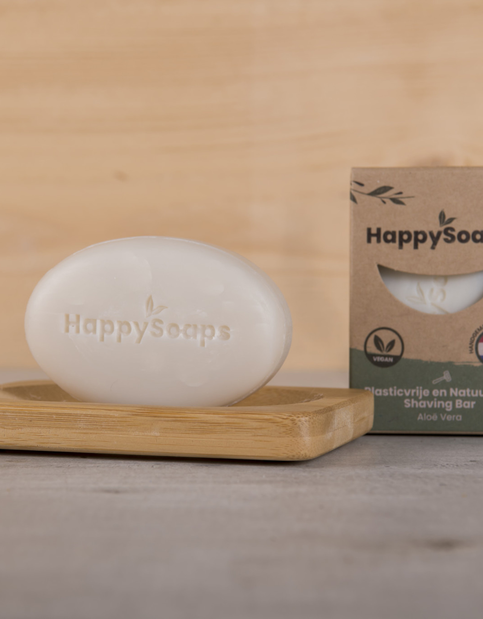 HappySoaps Shaving Bar Aloë Vera - HappySoaps