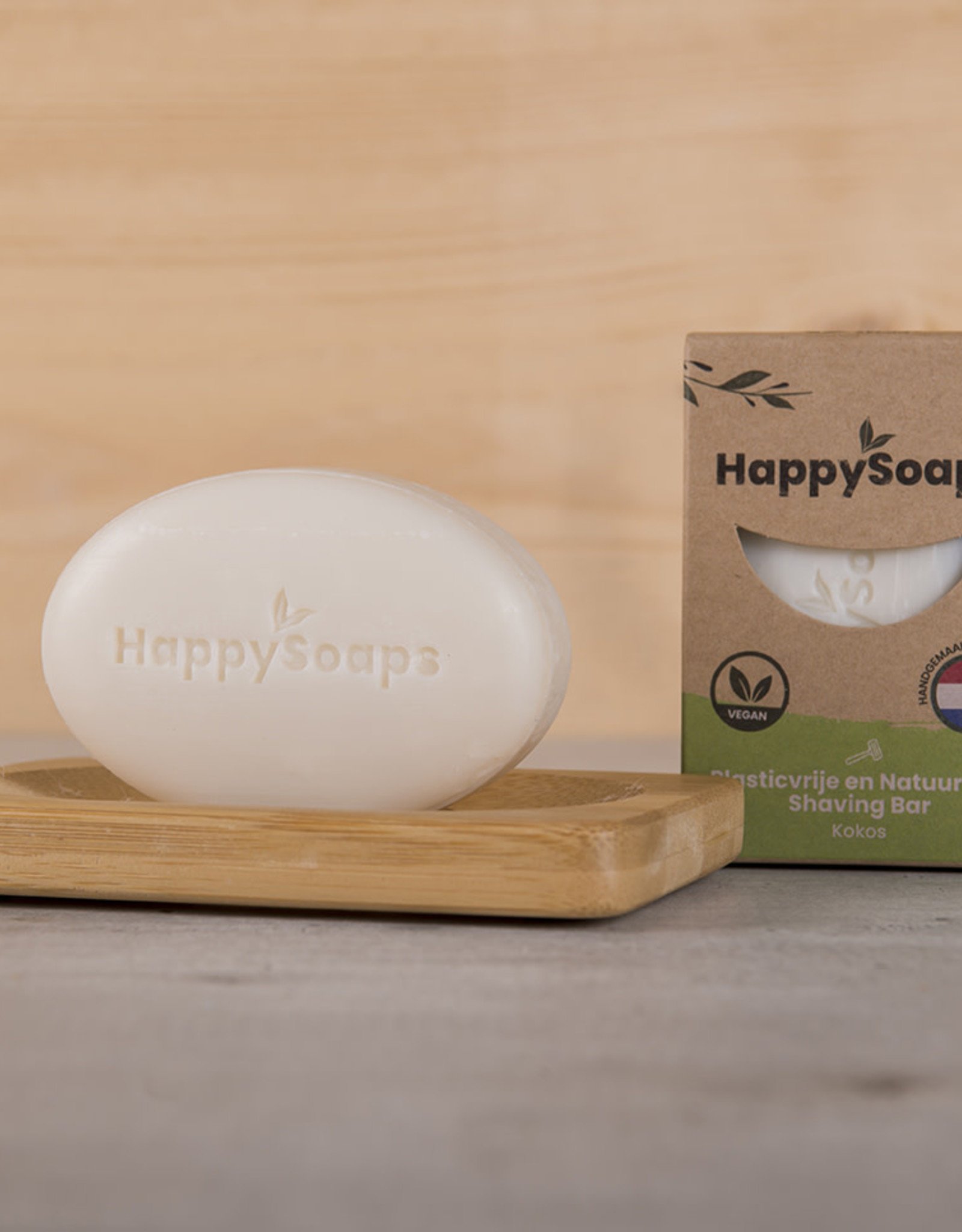 HappySoaps Shaving Bar Kokos - HappySoaps