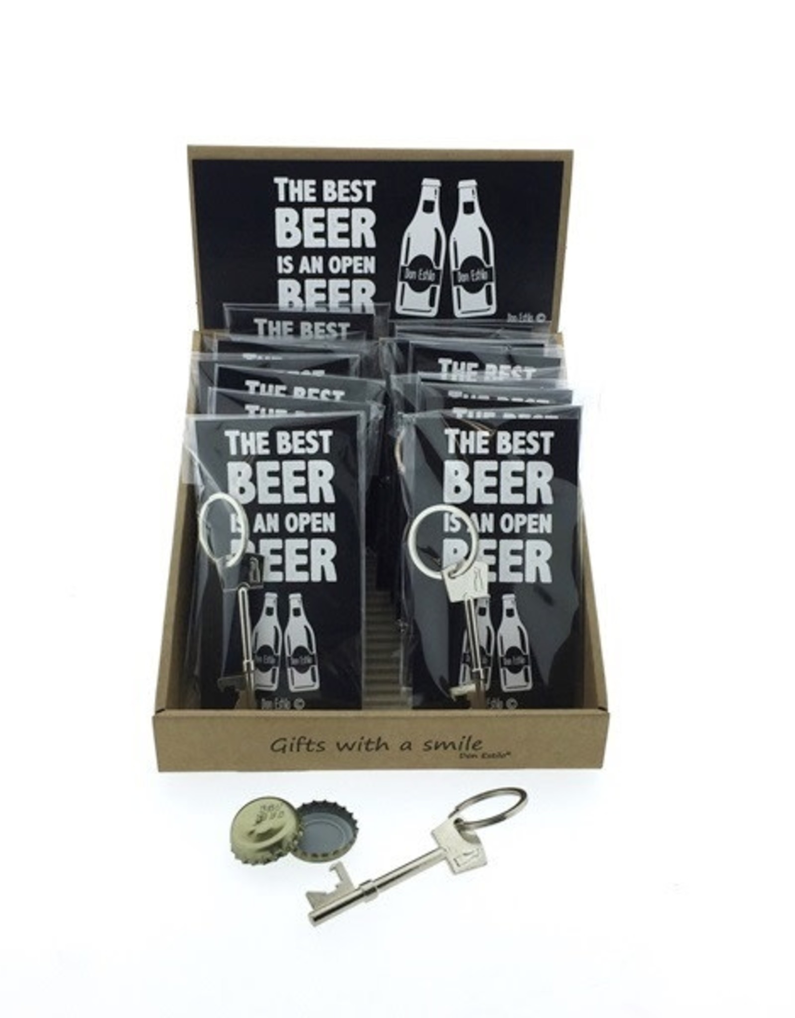 Flesopener Sleutelhanger “The best Beer is an open Beer”