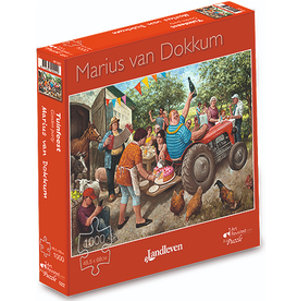 Puzzel "Tuinfeest" Marius van Dokkum 48,5x68cm / 1000 pcs