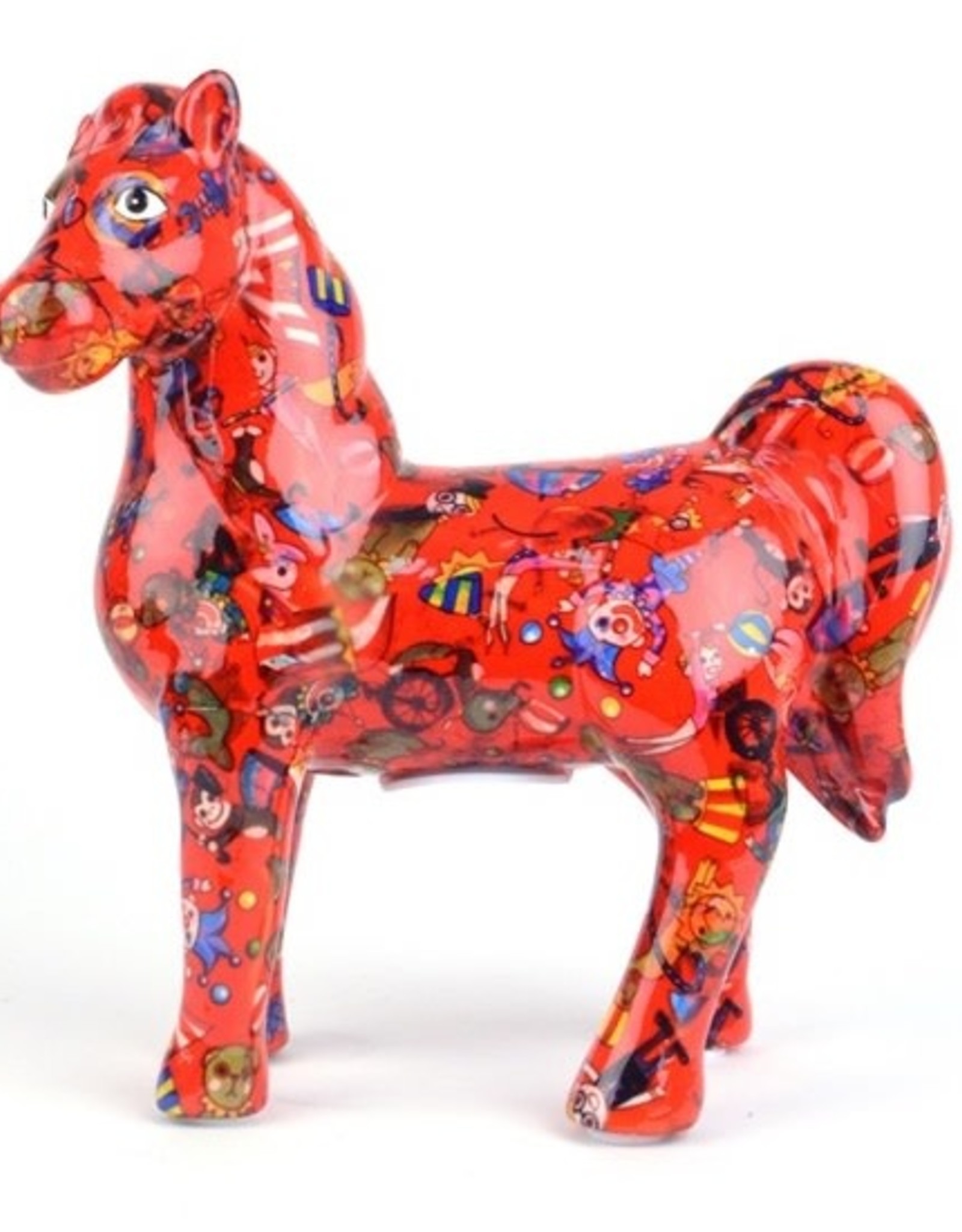 toekomst Leuren Maladroit Spaarpot Paard "Joy" rood met circus print - Pomme-Pidou - KunstZinnig Kado- en Woonwinkel toekomst Leuren Maladroit Spaarpot Paard "Joy" rood met circus print - Pomme-Pidou - KunstZinnig Kado- en Woonwinkel