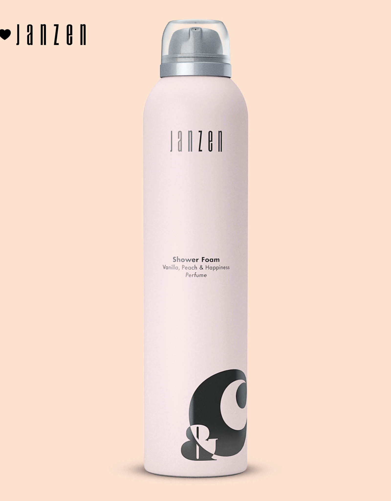 JANZEN Shower Foam Vanilla, Peach & Happiness - JANZEN &C