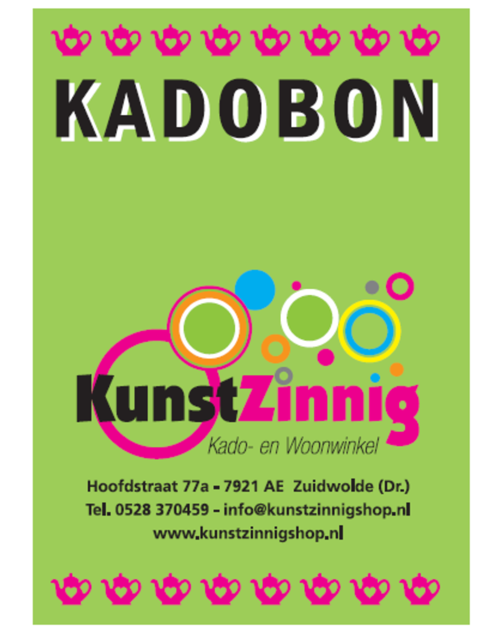 Kadobon 7,5 Euro