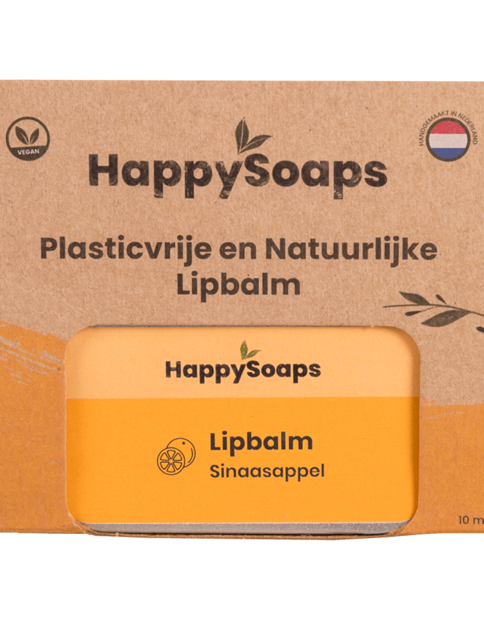 HappySoaps Lipbalm Sinaasappel - HappySoaps