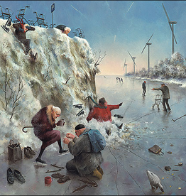 Ijspret - Wenskaart Marius van Dokkum