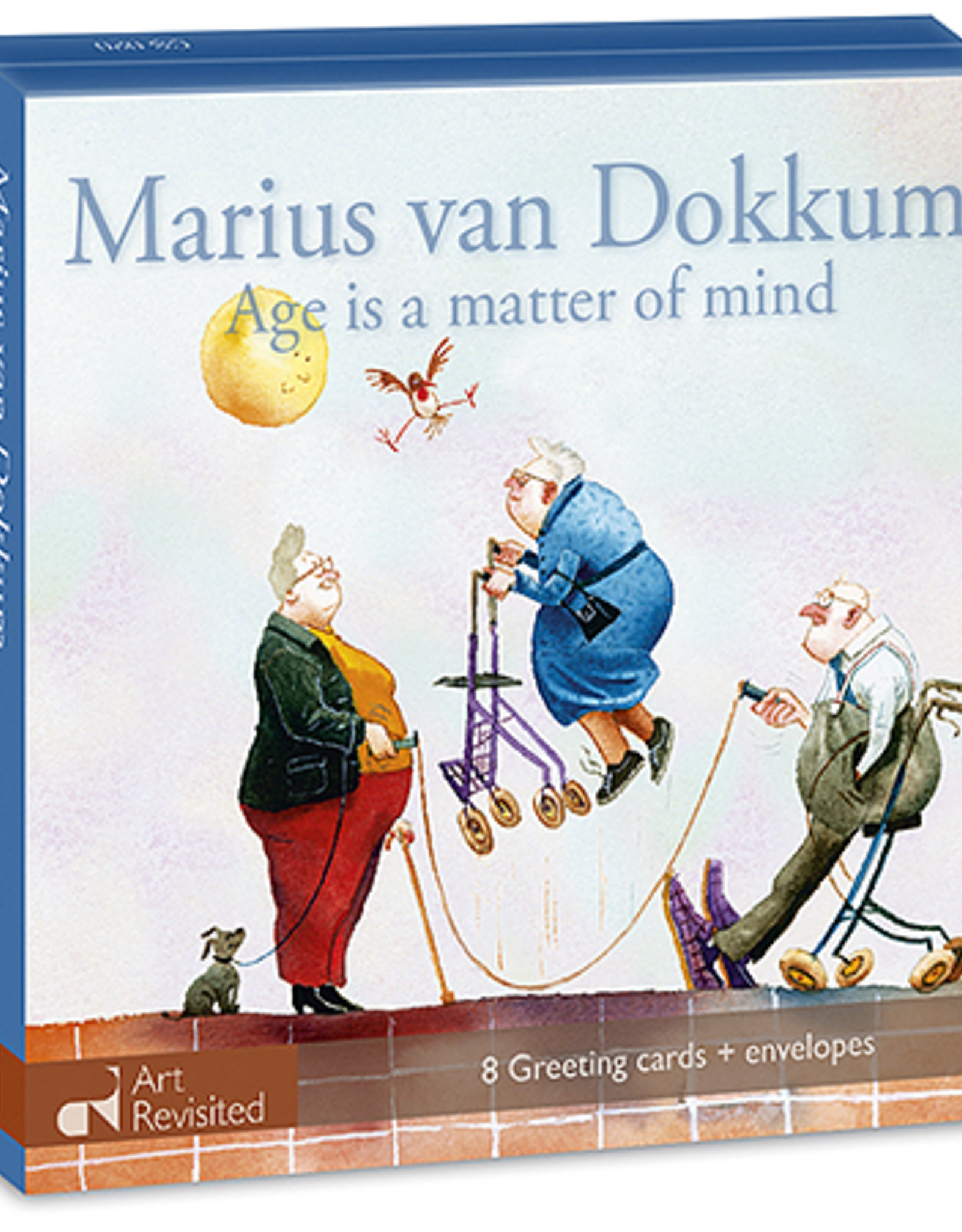 Kaartenmapje Marius van Dokkum - Age is a matter of mind