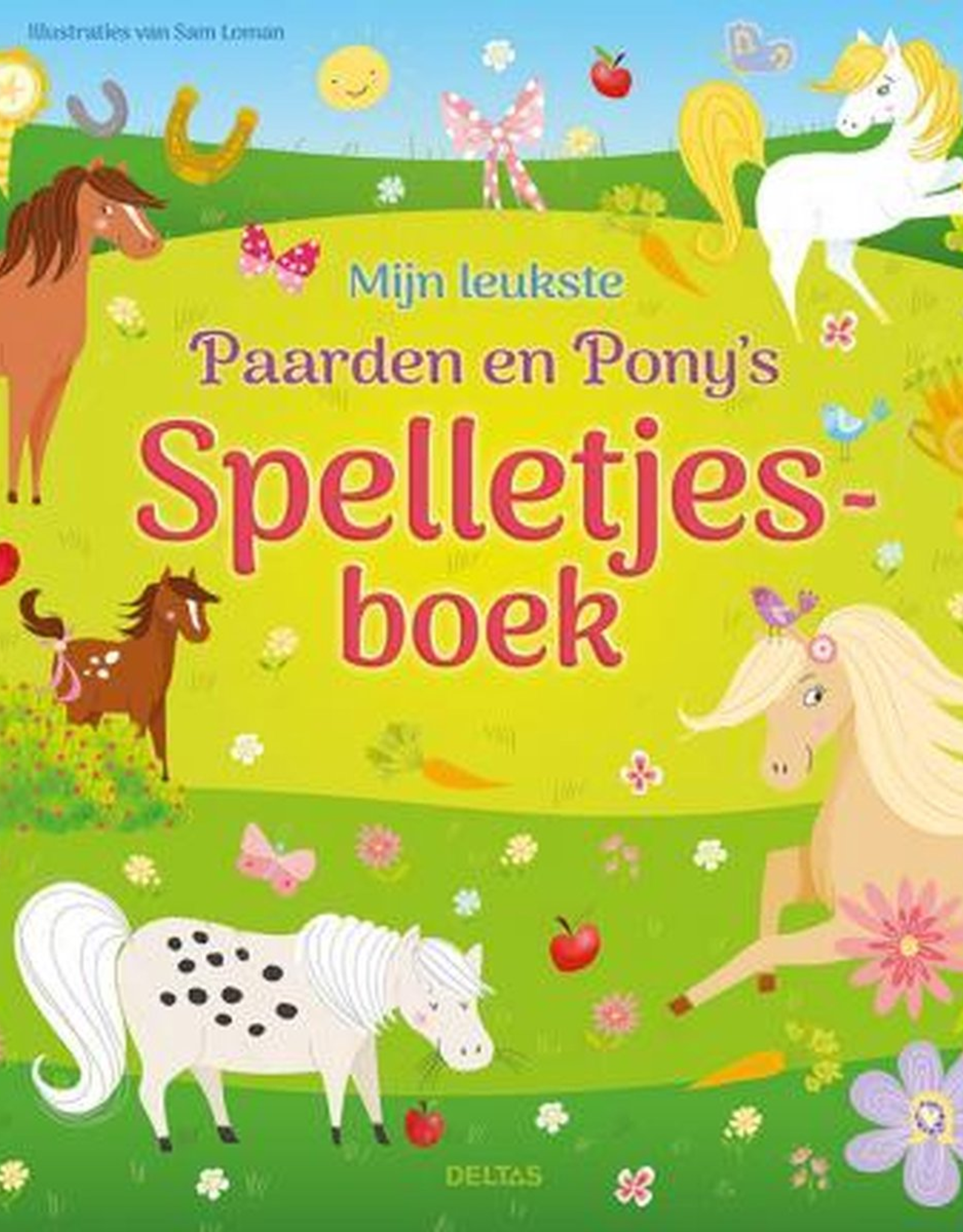 Deltas Mijn leukste Paarden en Pony's spelletjesboek +7jr - Deltas